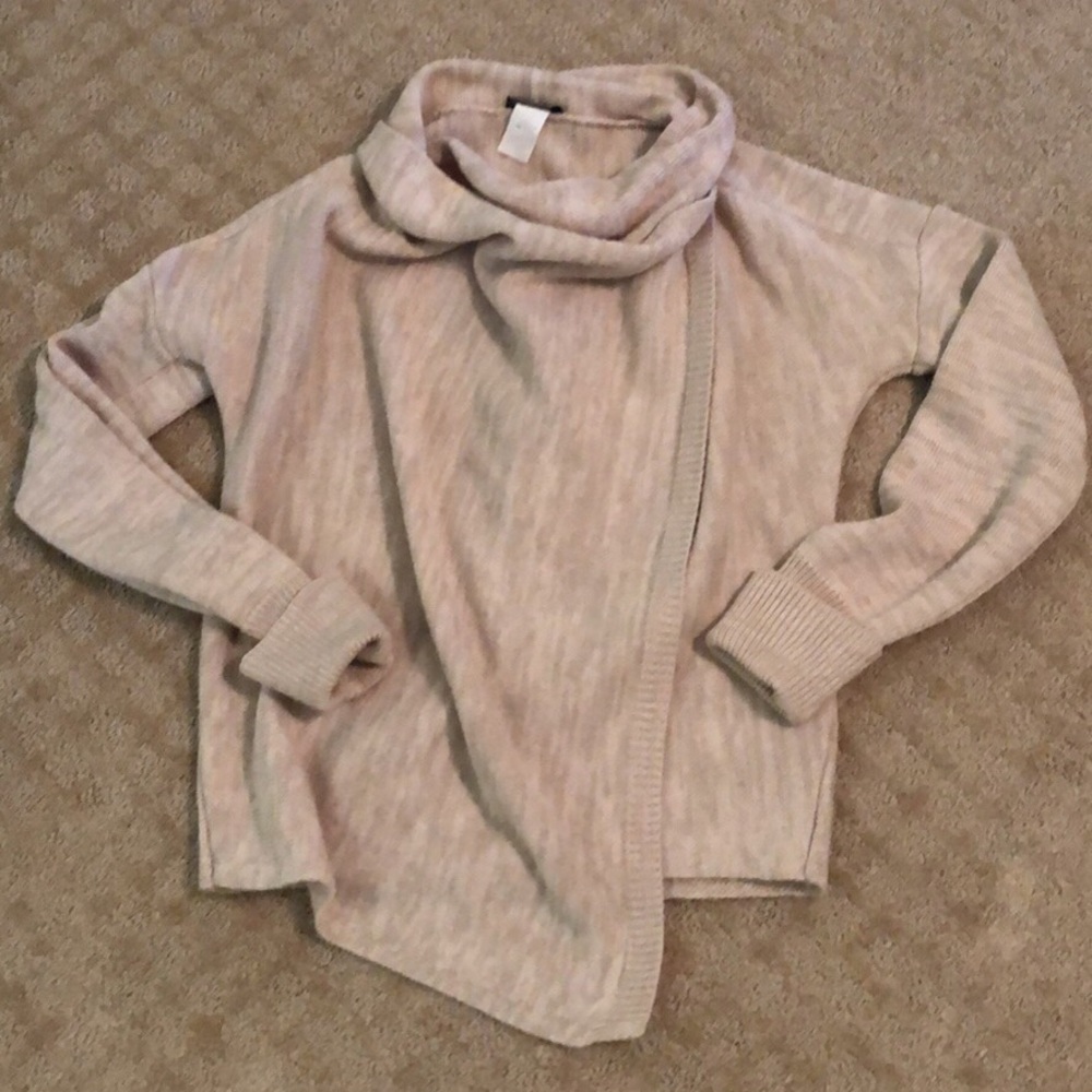 Beautiful Cowl Neck Poncho Sweater